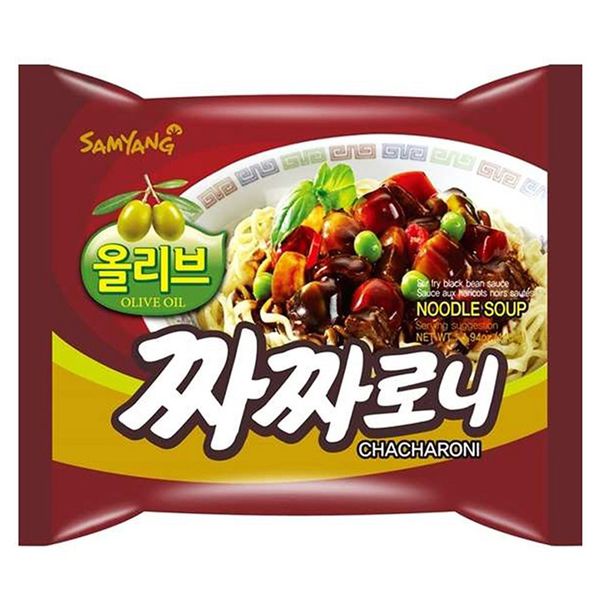 Lốc 5 gói Mì trộn tương đen Samyang 140gr