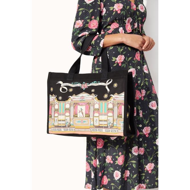Cath Kidston - Túi đeo vai/The Sidekick Tote - Theatre Sidekick Tote - Black -1041163