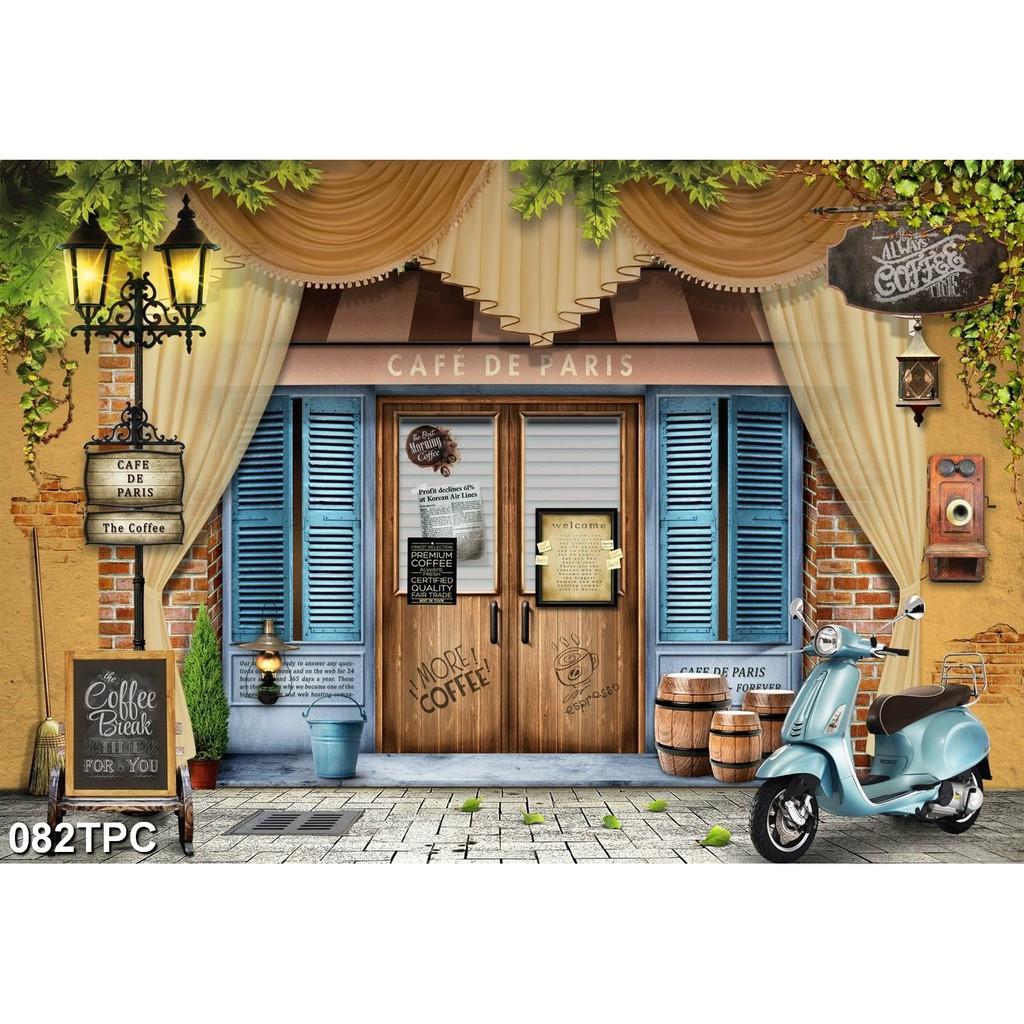 TRANH DÁN TƯỜNG 3D PHONG CẢNH VÒM CỬA, RÈM CỬA, PHÀO CHỈ