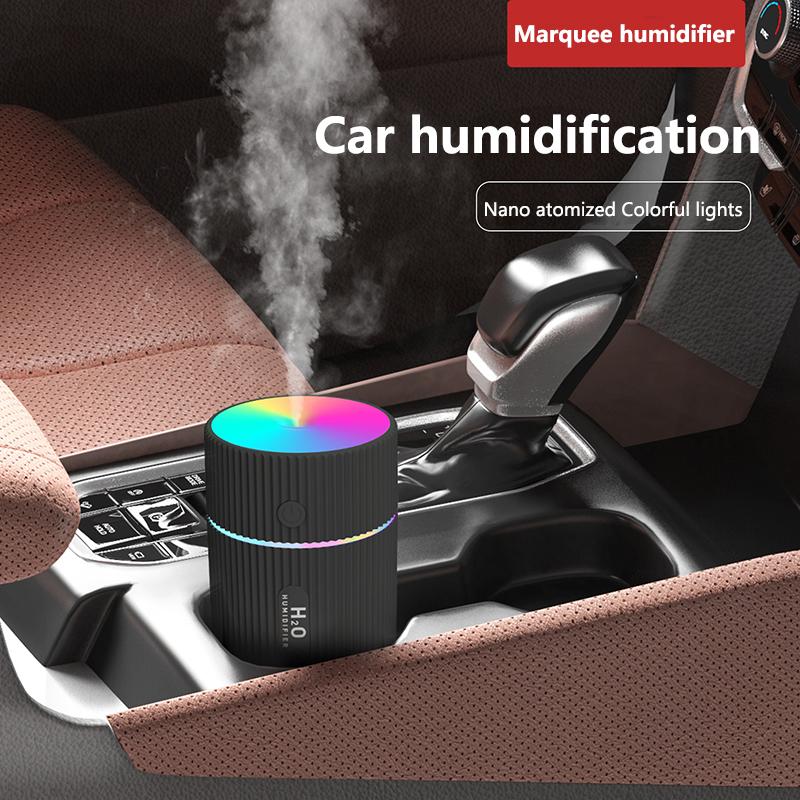 Mini 220ML Siêu Âm Thanh Máy Tạo Độ Ẩm Không Khí Tinh Máy Khuếch Tán Tinh Dầu Cho Xiaomi Nhà Xe Hơi USB Phun Sương Tạo Ẩm Hình Ếch Con Phun Sương Tạo Có Đèn LED đèn Ngủ