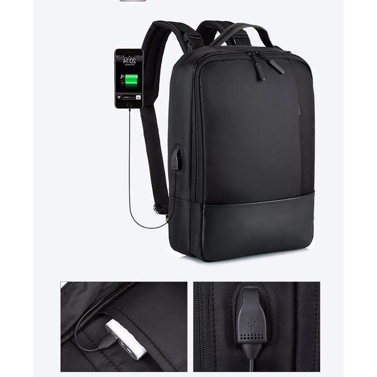 Balo có sạt USB chống sốc laptop 15 ICNH 3 chức đa năng Shalla 4.0