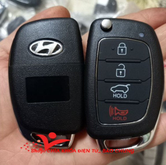 Vỏ chìa khóa remote xe dành cho huyndai I20 chuẩn thay thế cho vỏ chìa khóa của xe