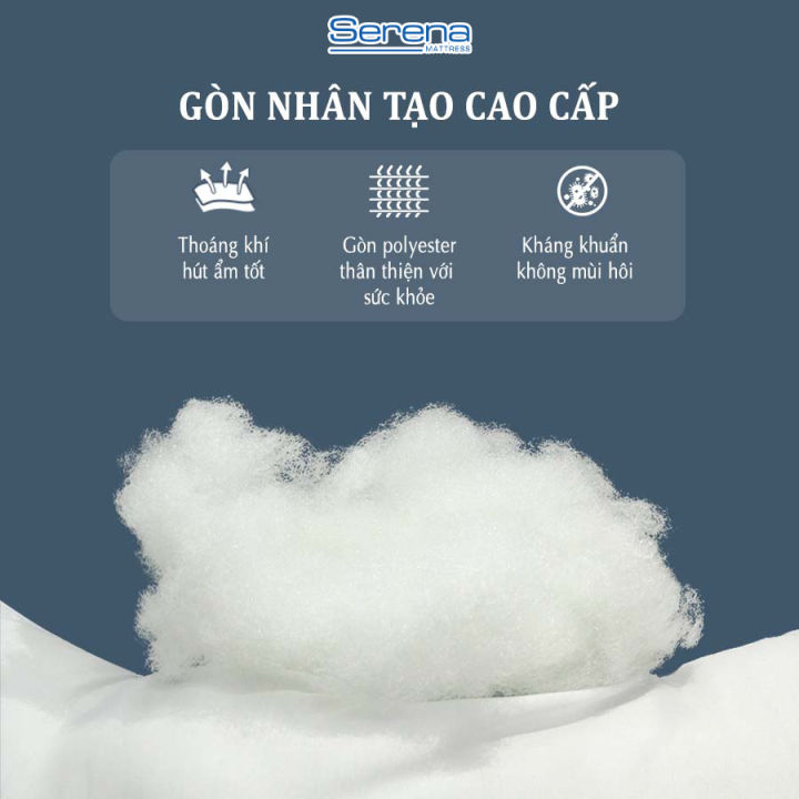 Gối vuông sofa sợi polyester SERENA cao cấp - cái ruột gối nhỏ tựa lưng trang trí ghế sofa vuông nằm ngủ cao cấp pillow for sofa