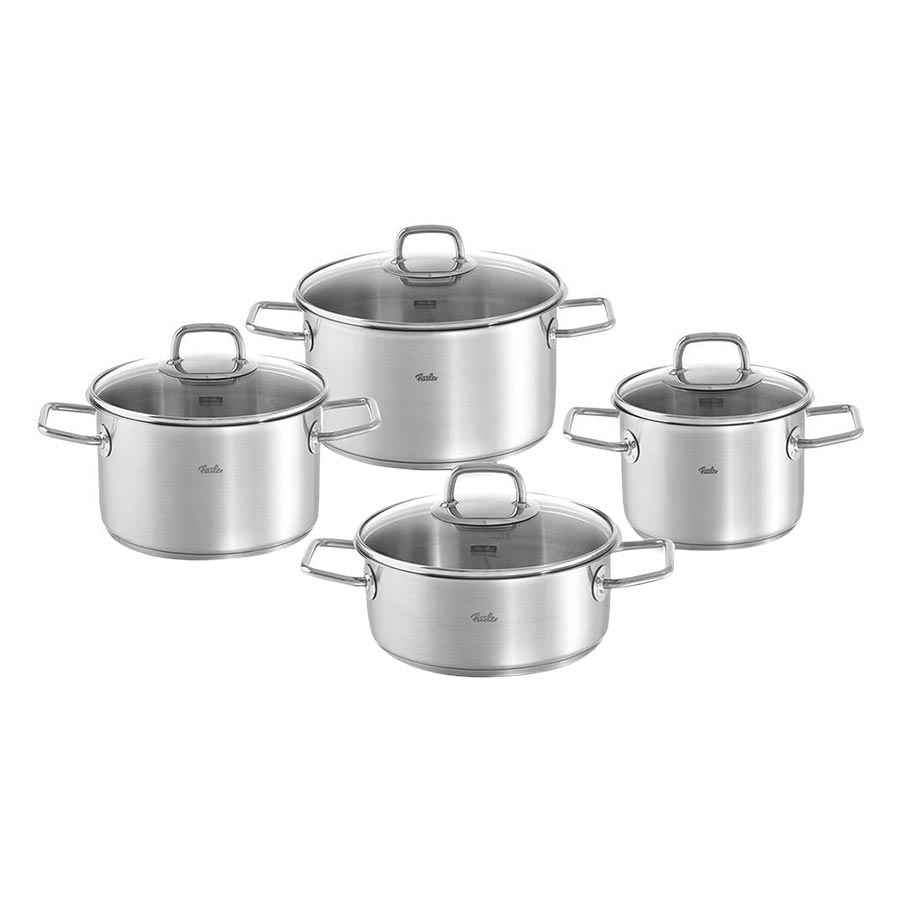 Bộ Nồi Inox Cao Cấp Fissler Viseo 4 Món - Phân Phối Chính Hãng