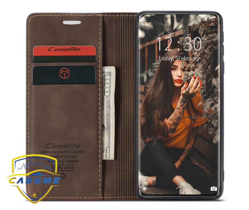 Bao da dạng ví chính hãng Caseme dành cho Xiaomi Mi 11 - Hàng Nhập Khẩu