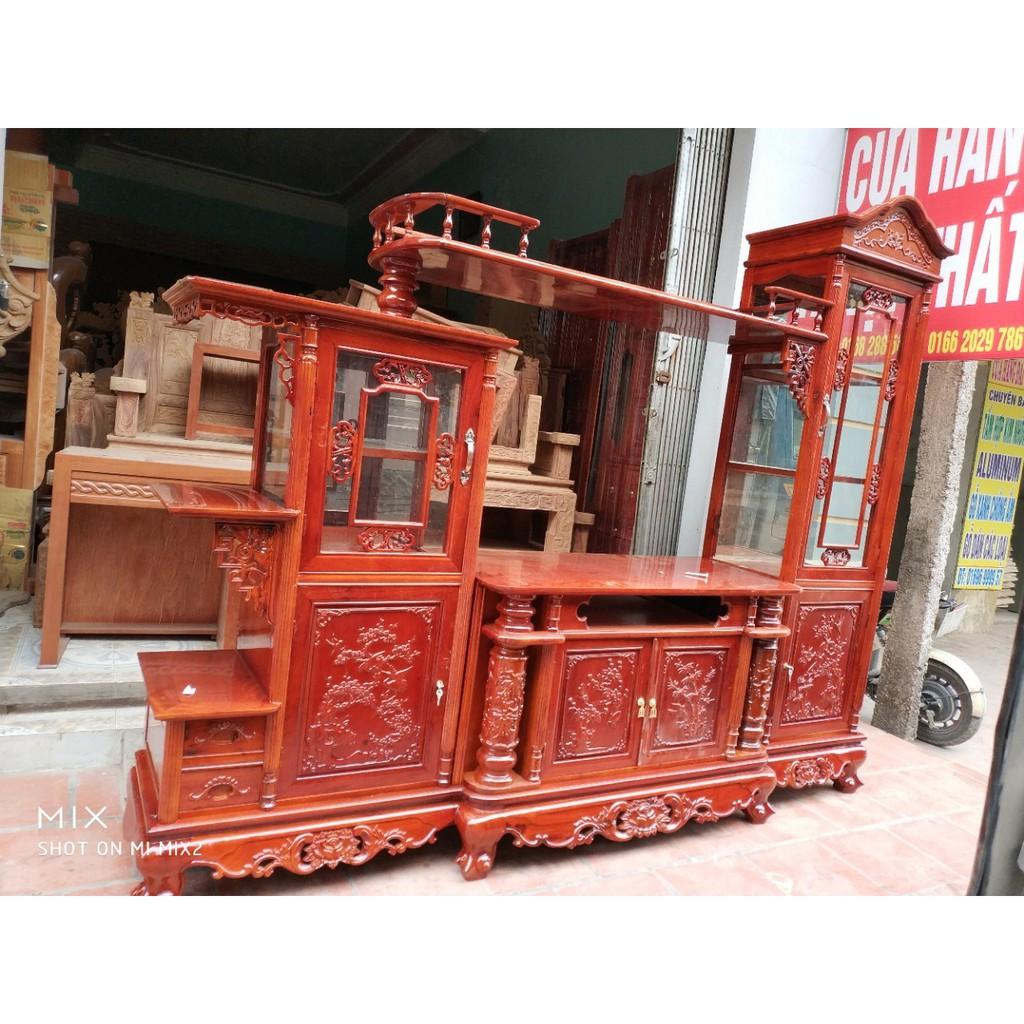 Kệ TiVi kệ kính 2 bên