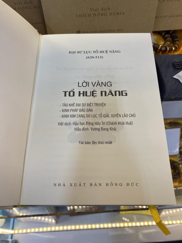 Lời vàng Tổ Huệ Năng (Bìa Cứng) - BOOKCITY