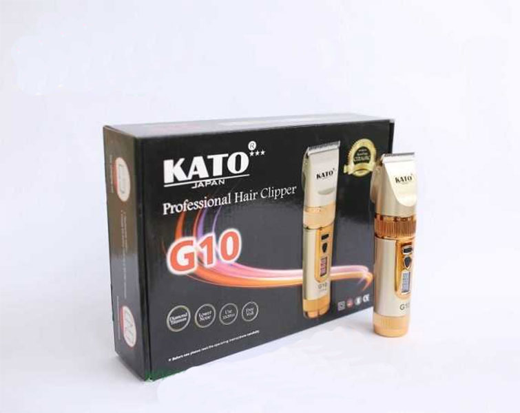 Tông Đơ Cắt Tóc Nhật Bản KATO G10  Máy Chạy CỰC ÊM - TẶNG BAO KÉO Cắt Chuyên Nghiệp