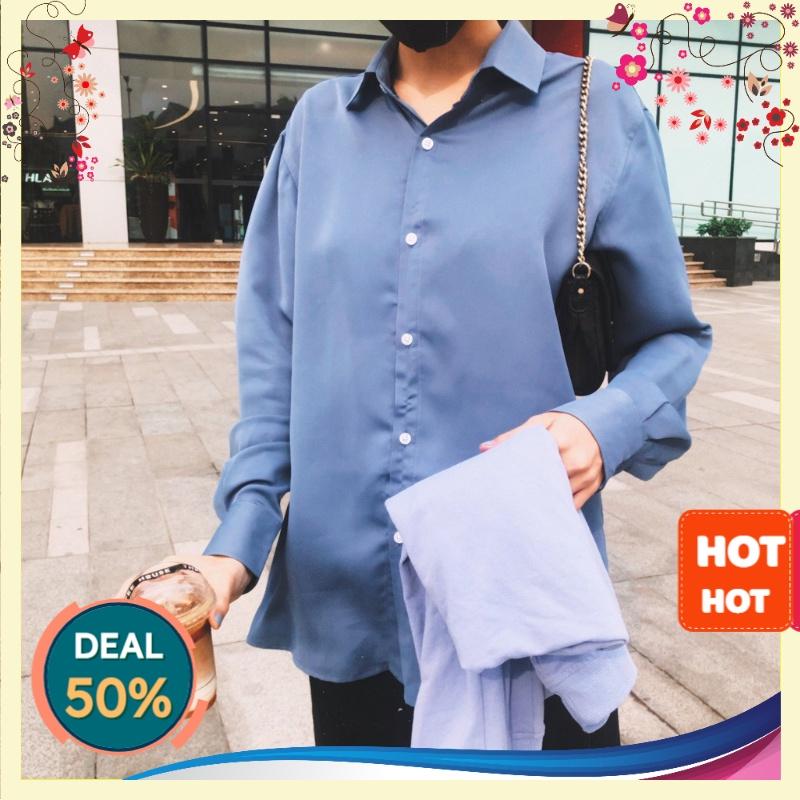 Áo sơ mi nam form rộng phong cách Unisex thời trang