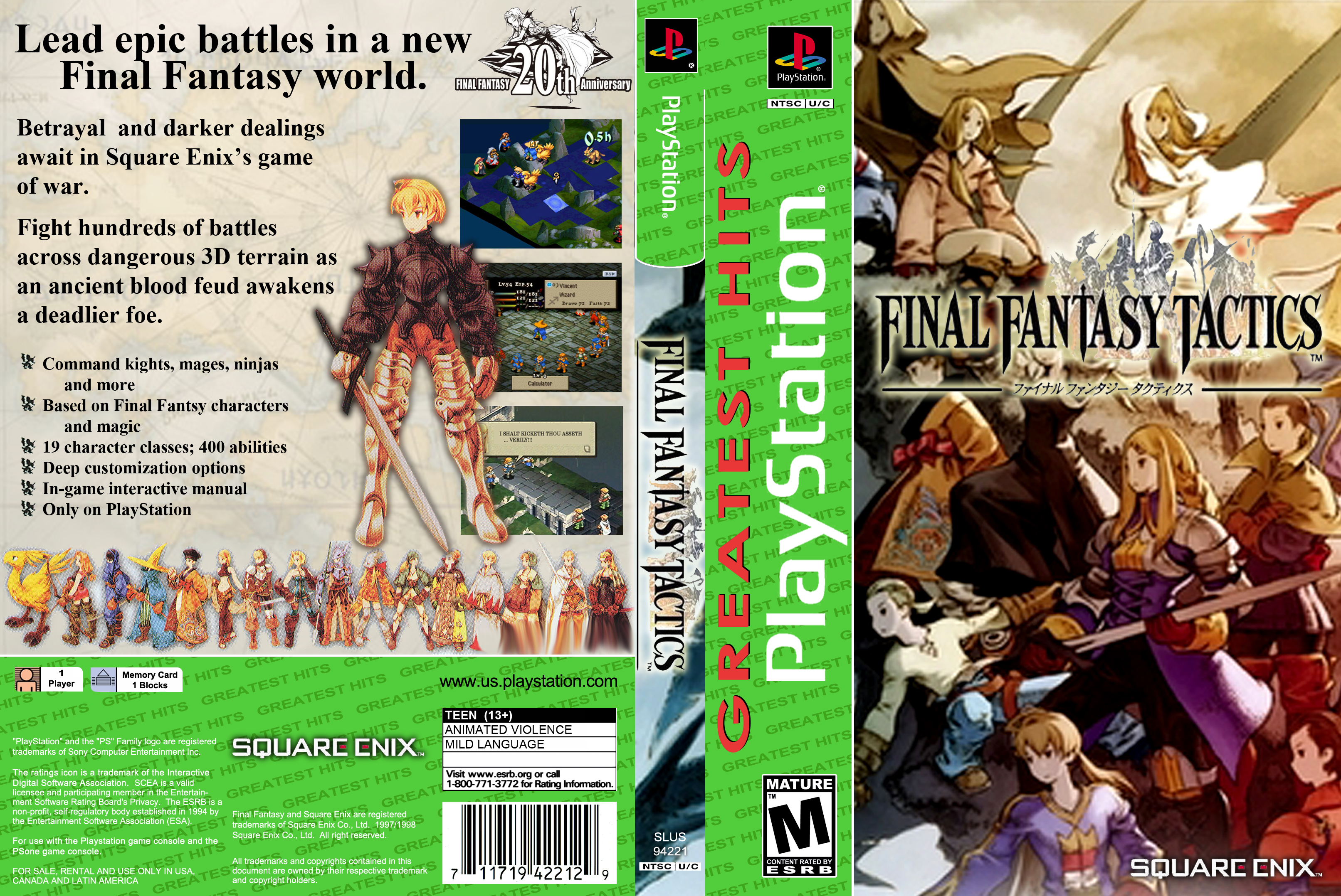 Game ps1 final fantasy tactics