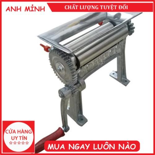 Máy cán khô mực - máy làm mềm mực nướng bằng Inox dễ dàng sử dụng