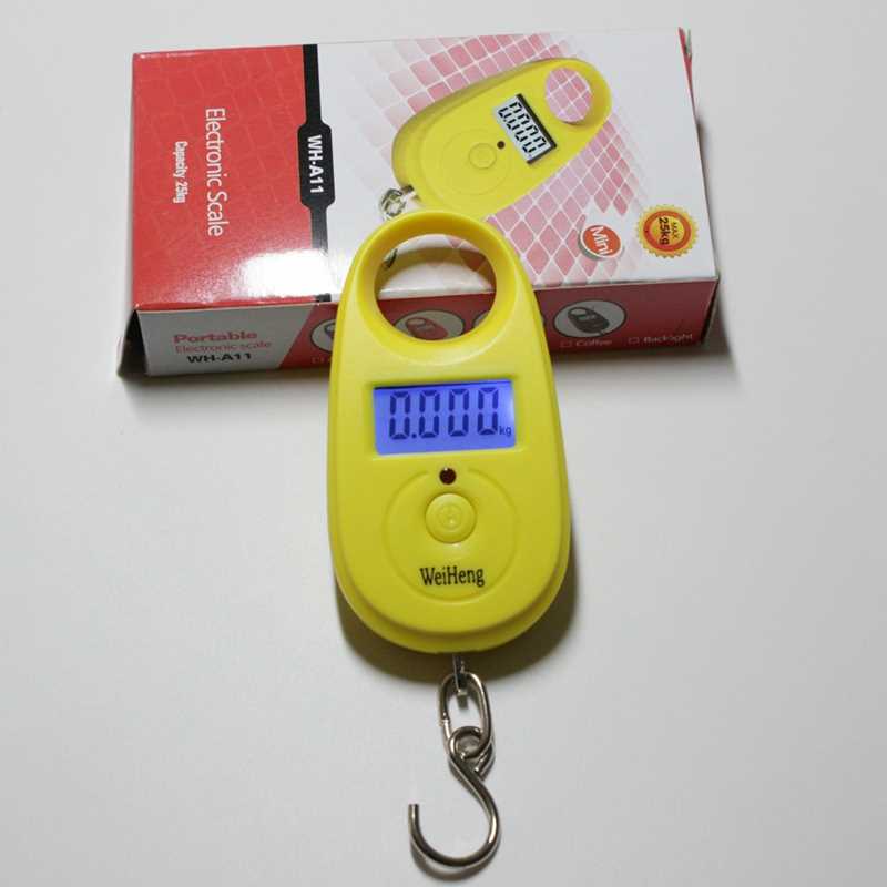 Cân móc điện tử 25kg màu ngẫu nhiên