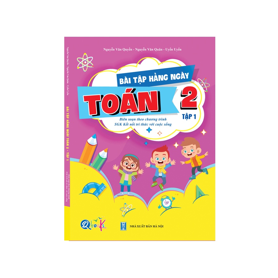 Sách - Combo Bài Tập Hằng Ngày Toán, Tiếng Việt Lớp 2 tập 1