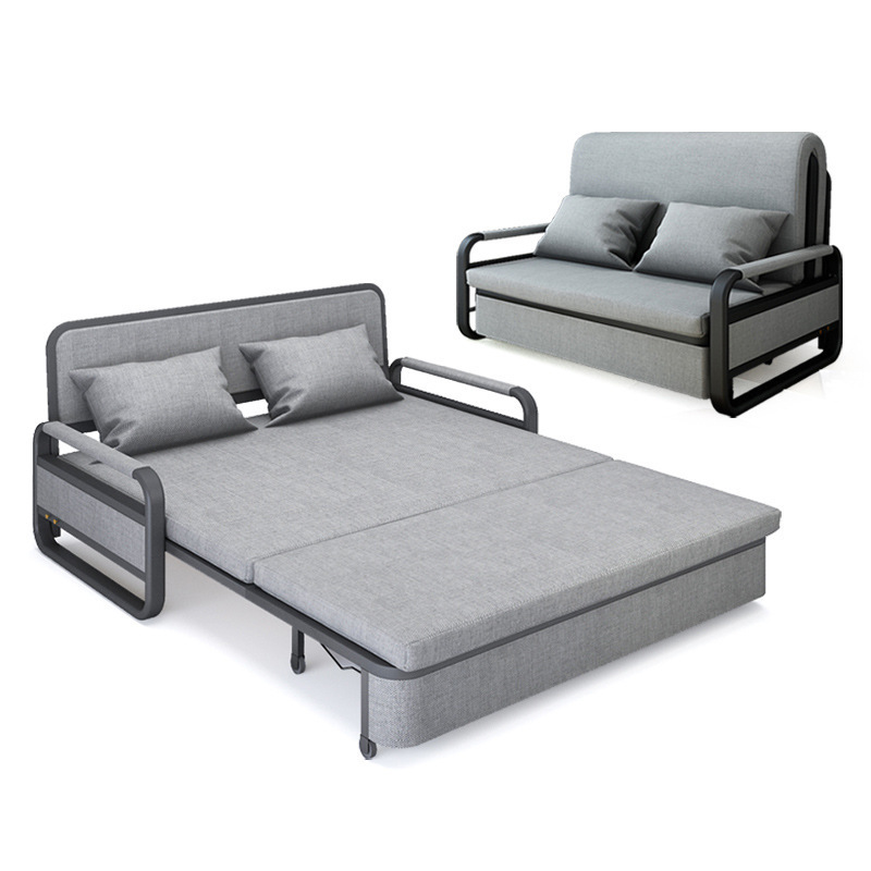 Giường ngủ sofa gấp gọn thành ghế sofa. Sofa giường đa năng có ngăn chứa đồ. Giường sofa thông minh. Tặng kèm 2 gối