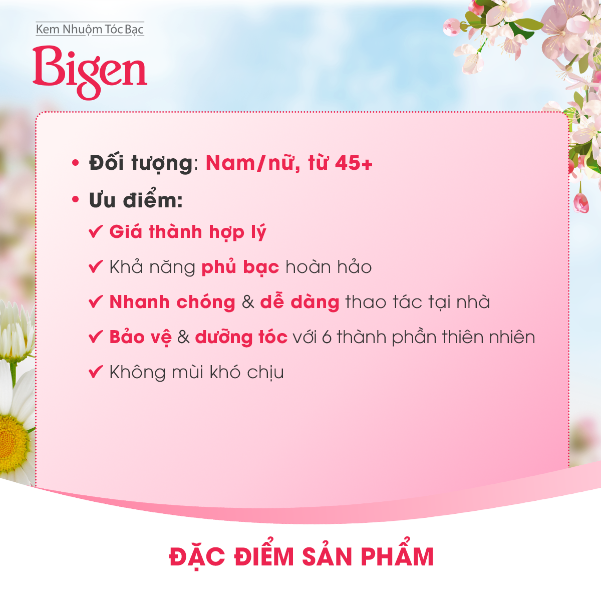 Thuốc nhuộm dưỡng tóc phủ bạc thảo dược Bigen Conditioner Thương hiệu Nhật Bản 80ml dạng kem - BHCC