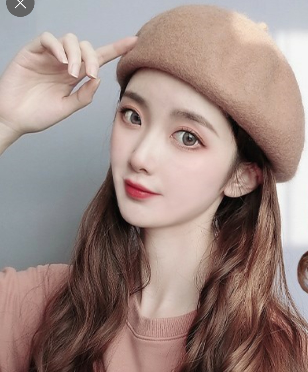 Nón bere mũ beret nữ len thời trang Hàn Quốc dona21120704
