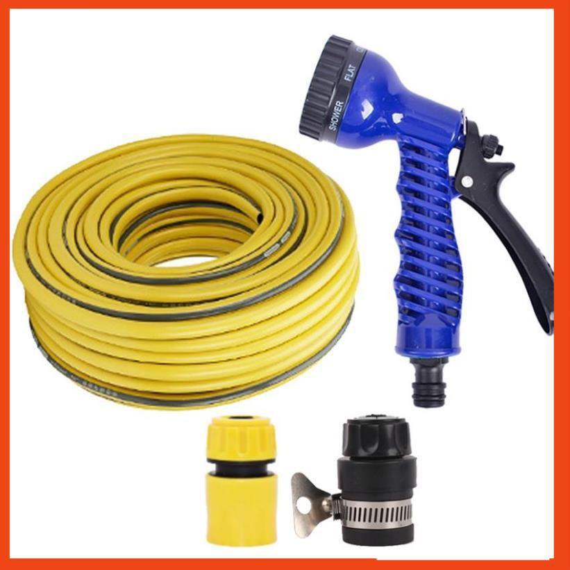 Bộ dây tăng áp 3 lần vòi xịt nước rửa xe, tưới cây loại 7-10m 206843