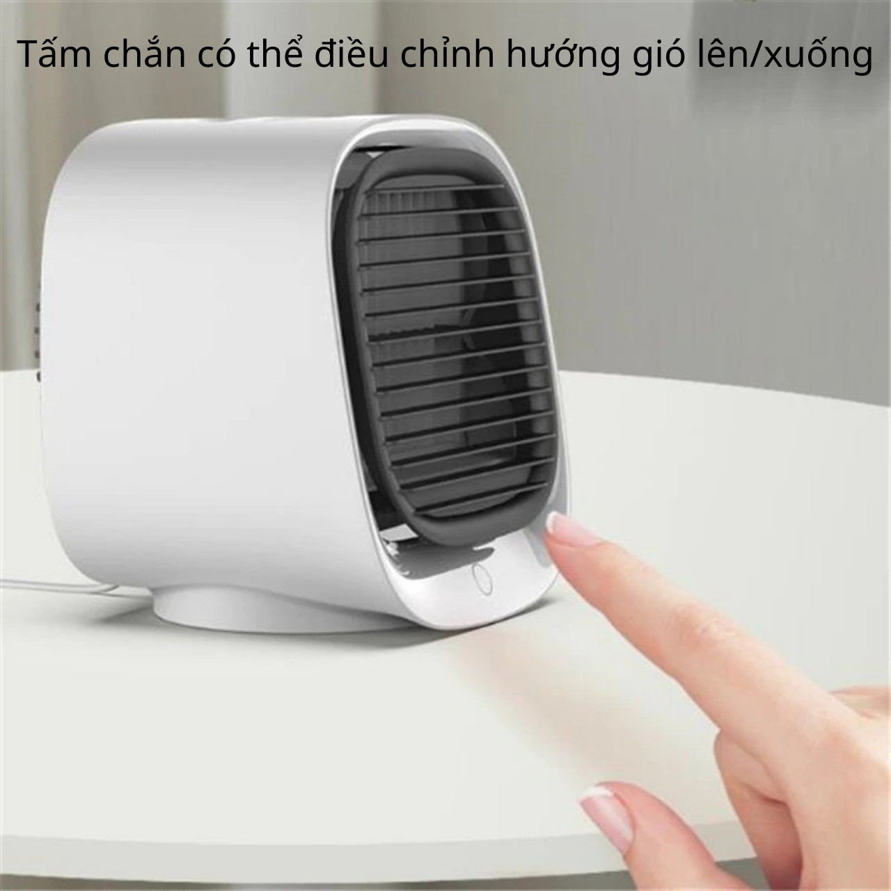 Quạt điều hòa mini để bàn TiLoKi Air Cooler M201 3 tốc độ làm mát nhanh tiết kiệm điện - Hàng Chính Hãng