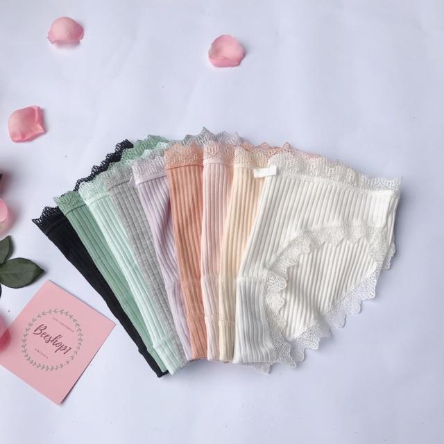 Combo 5 quần cotton tăm nâng mông kháng khuẩn QC10