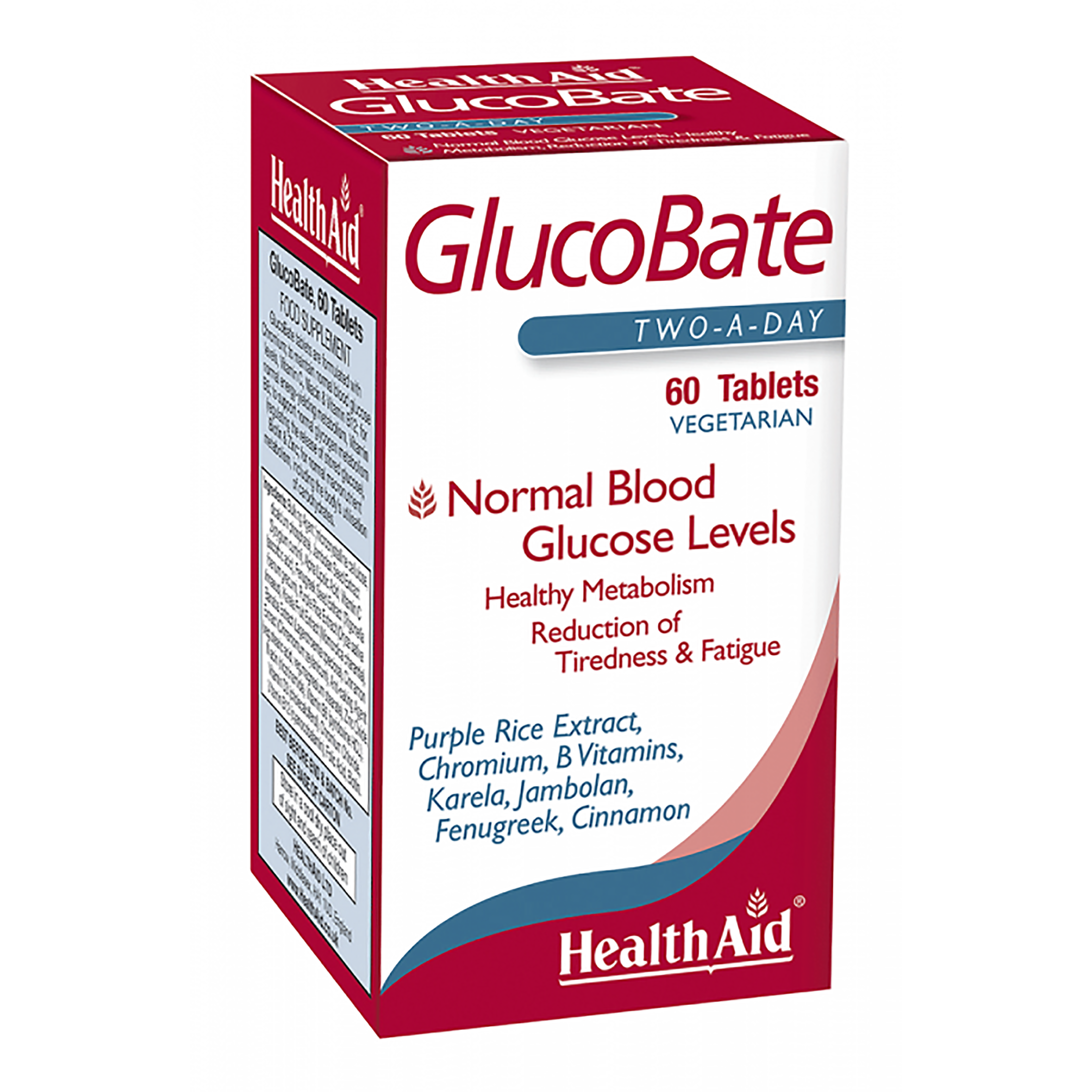 Thực phẩm bảo vệ sức khoẻ đến từ Anh Quốc - Viên điều hoà đường huyết, duy trì nồng độ glucose bình thường trong máu HEALTH AID GLUCOBATE (Hộp 60 viên)