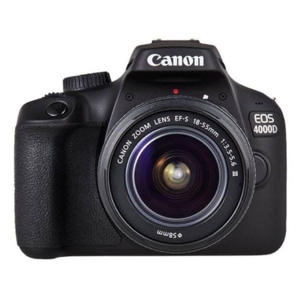 Máy Ảnh Canon 4000D Kit 18-55MM F3.5-5.6 III - Hàng Nhập Khẩu (Tặng Thẻ 16GB + Tấm Dán LCD)