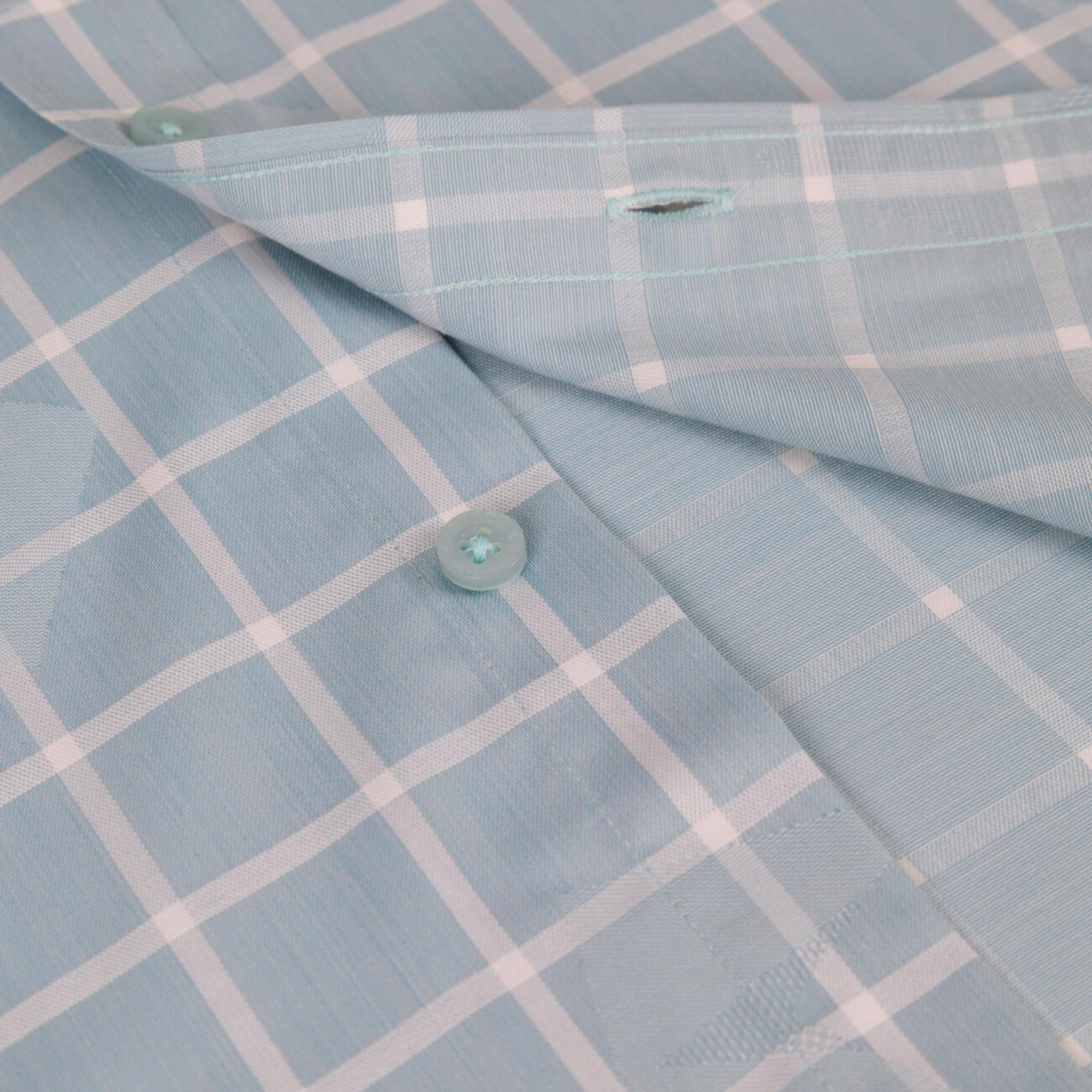 Áo sơ mi nam KHATOCO Tailor Fit ngắn tay A1MN538T2-CNCR734-2703-N