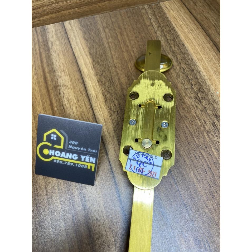 Chốt cửa bằng đồng, chốt cổng bằng đồng thau dài 25cm T&D