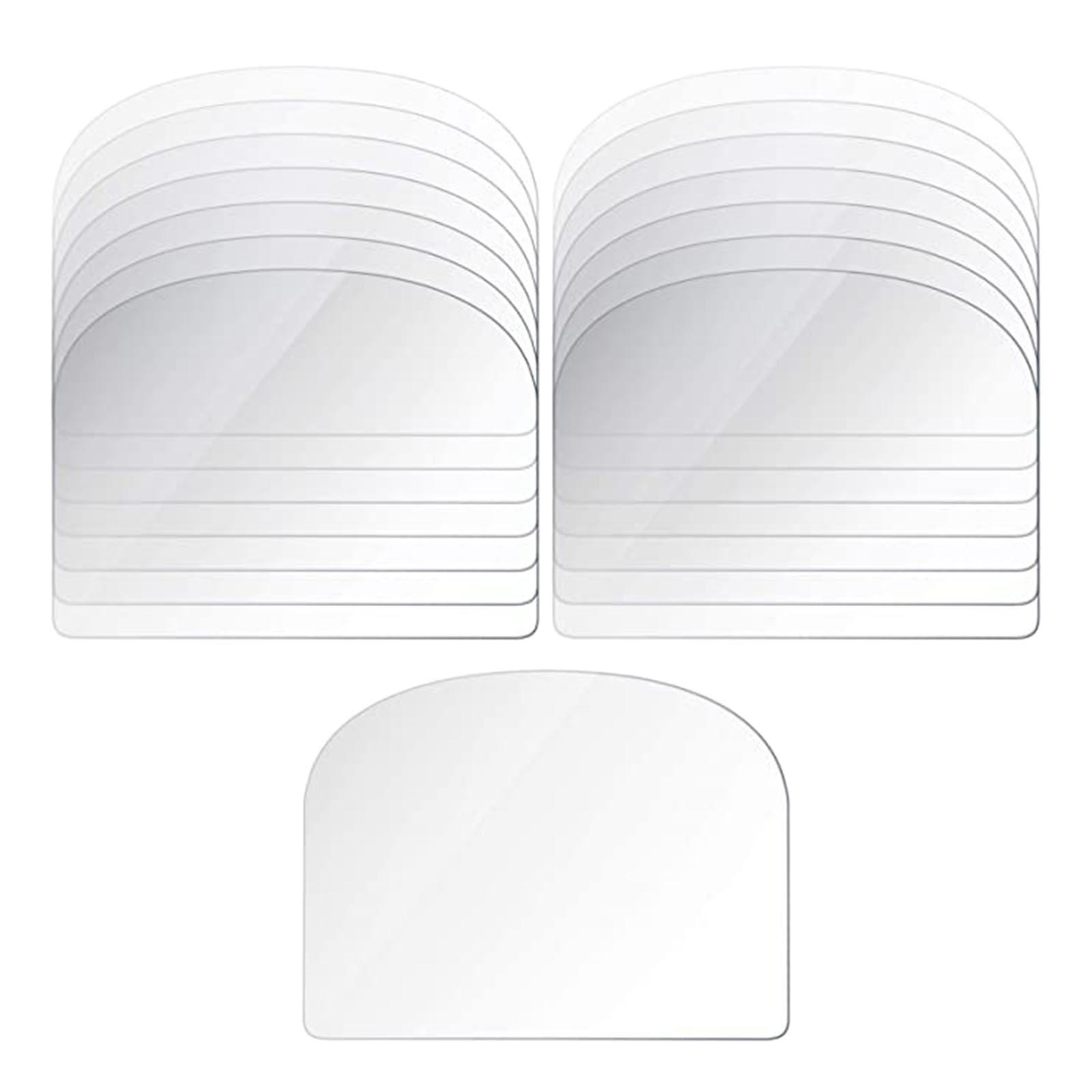 Of 15 Cake Scraper Smoother Smear Transparent Scraper for Household