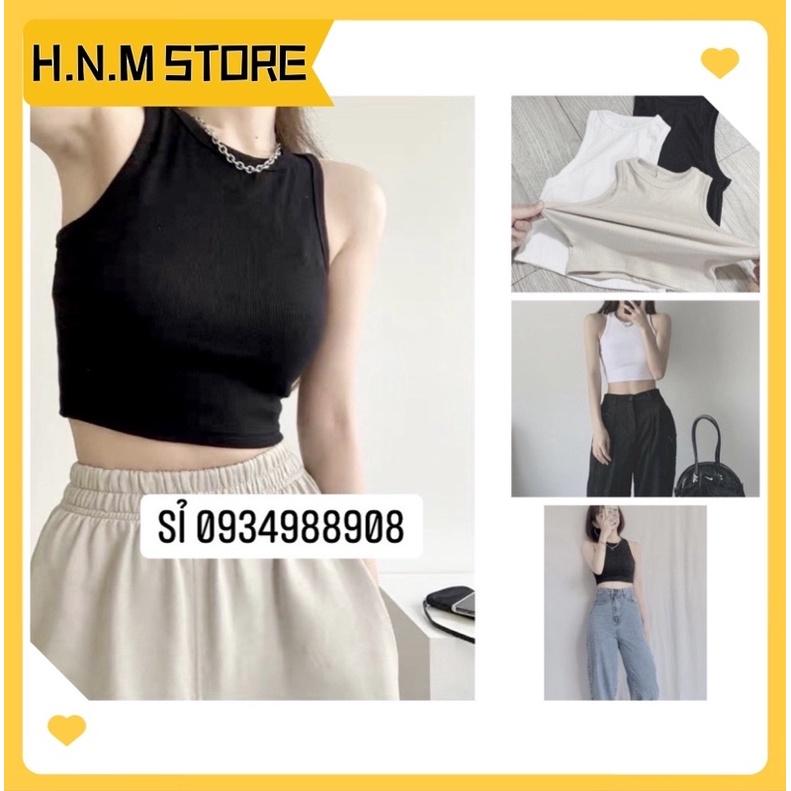 Áo ba lỗ from croptop , áo thun nữ sexy chất vải thun gân cao cấp thời trang H.n.m store