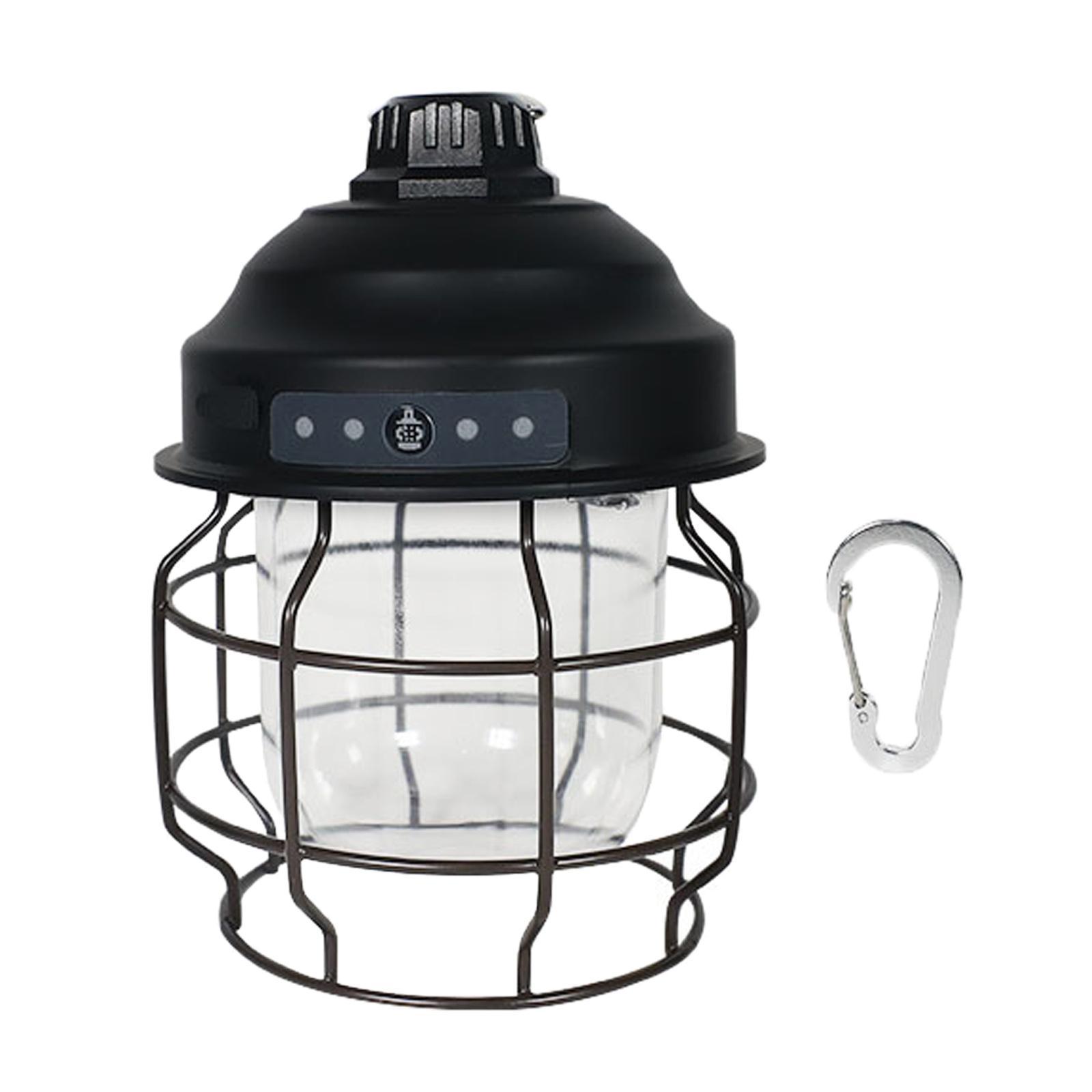 Camping Lantern LED Light Tent Lamp Rechargeable   Dimmable for Hiking - Copper