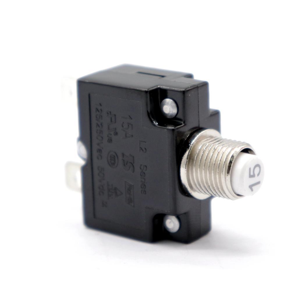 15Amp Circuit Breaker Thermal Breaker Thermal Protector Switch for