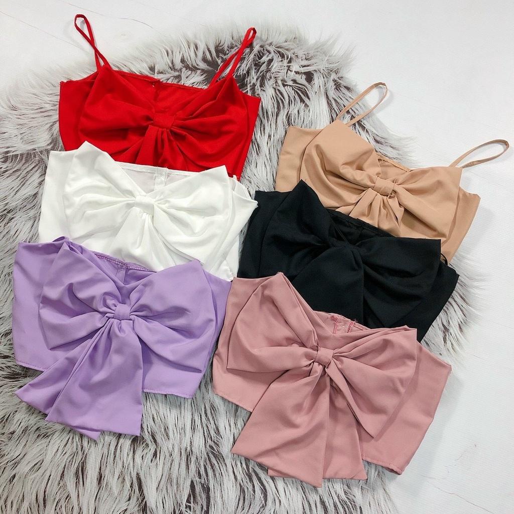 ÁO CROPTOP 2 DÂY NƠ TO CỰC SEXY NHA CÁC NÀNG IU