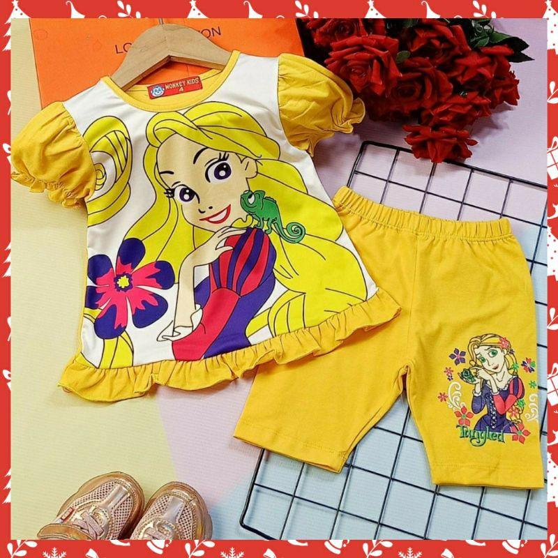 BỘ COTTON 4C SIÊU DỄ THƯƠNG CHO BÉ GÁI - ĐỒ BỘ TRẺ EM