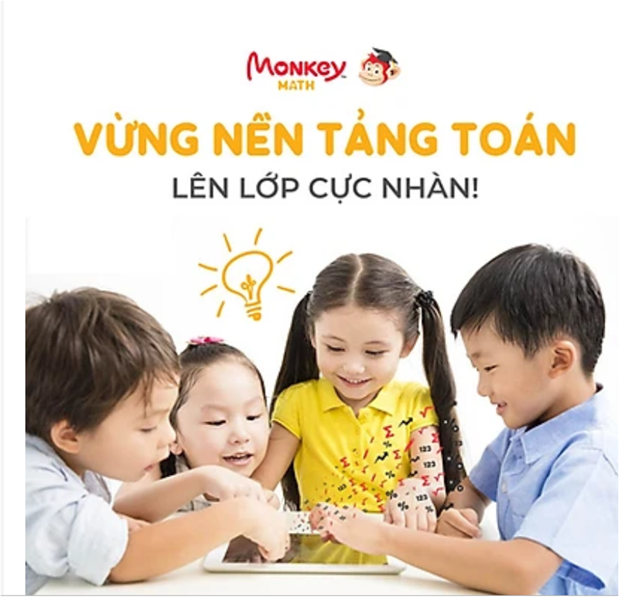 Hình ảnh Evoucher - Monkey Math (Trọn đời, 1 năm) - Toán tiếng Anh (Theo chương trình GDPT mới cho Mầm non và Tiểu học)