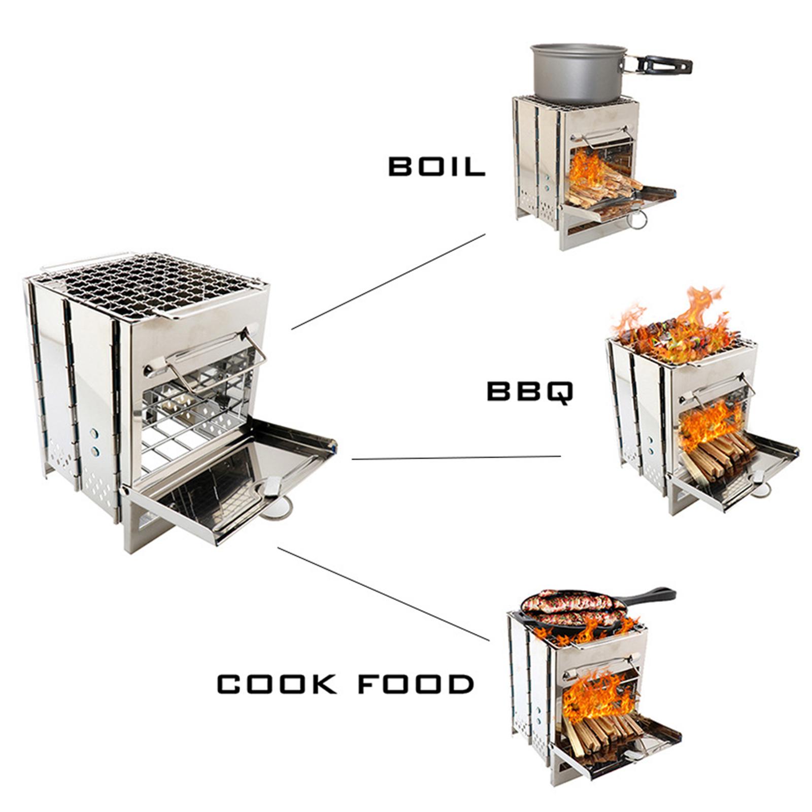 Bếp Nướng Có Thể Gập Lại Cho Du Lịch Có Túi Đựng