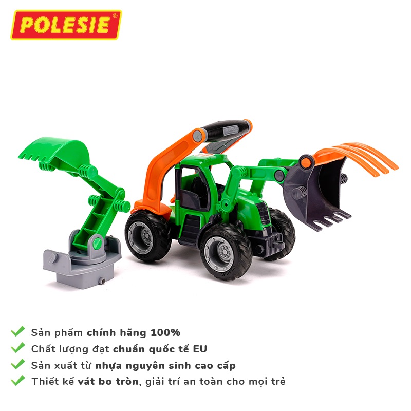 Xe xúc đồ chơi GripTrac - Wader Toys