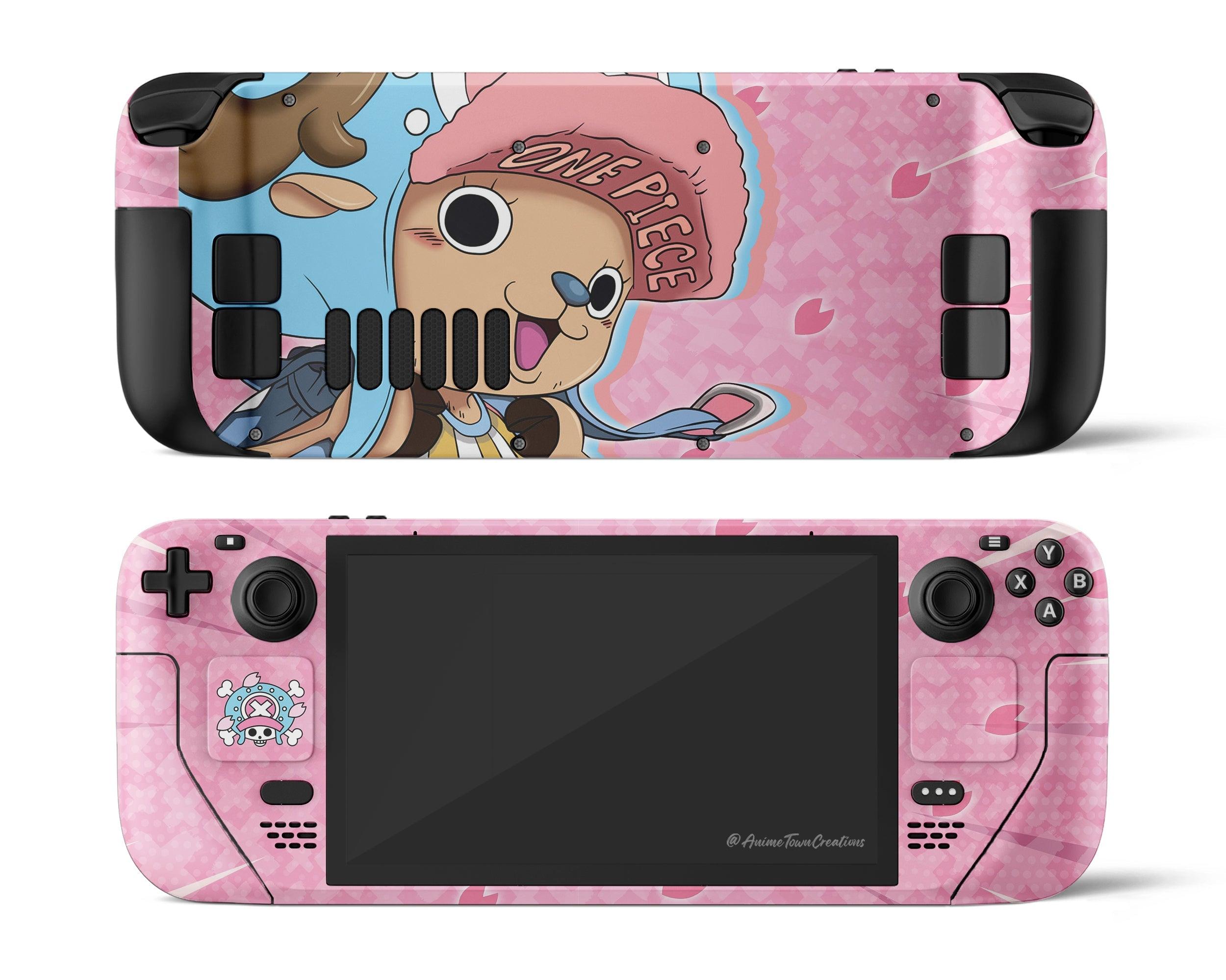 Skin dán Steam Deck mẫu One Pice Cute Chopper Pink (Đã cắt sẵn chi tiết, dễ dán)