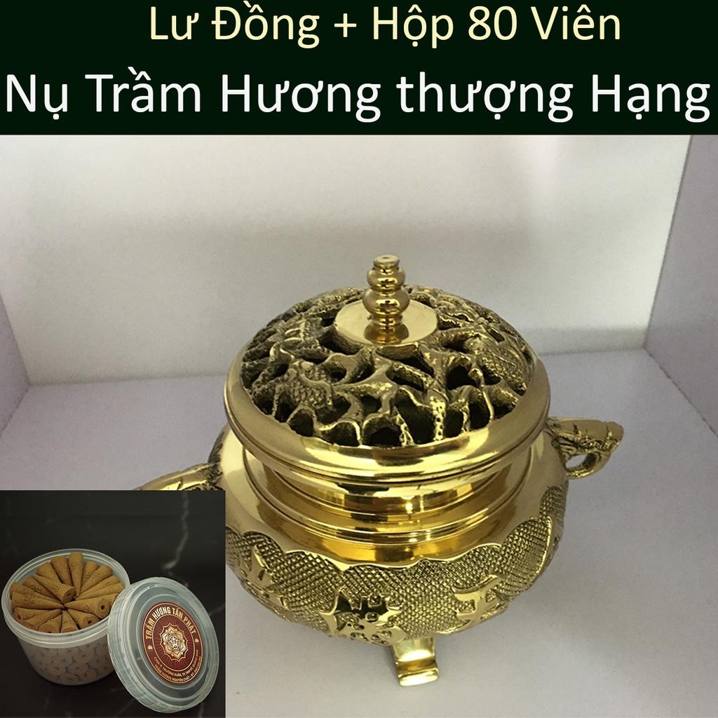 Lư Đồng đốt Trầm Hương - Cực sang