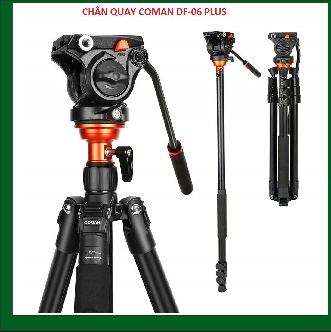 CHÂN QUAY COMAN DF-06 PLUS - HÀNG CHÍNH HÃNG