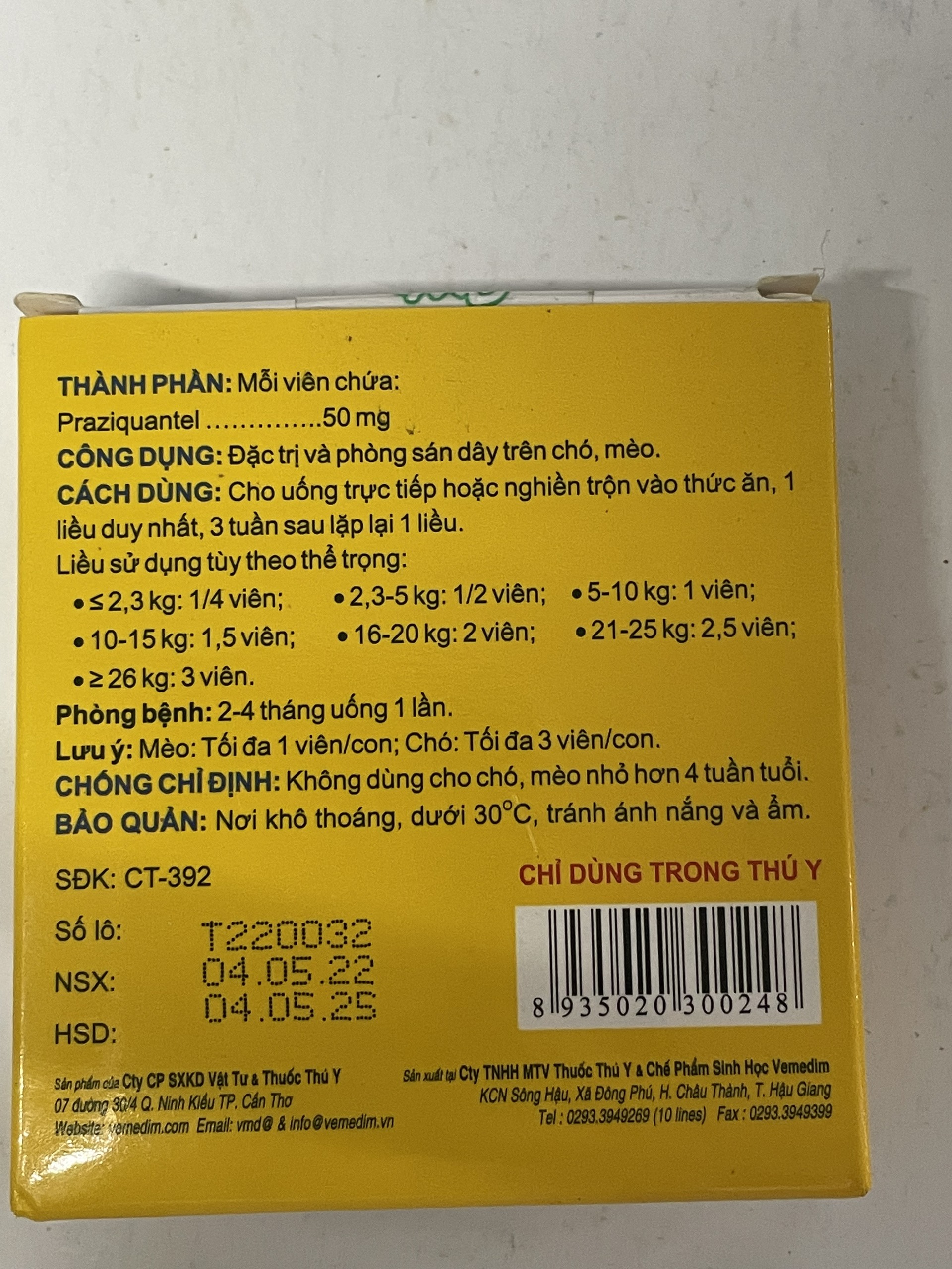 CESTOPET - ĐẶC T.R.Ị SÁN DÂY TRÊN CHÓ, MÈO