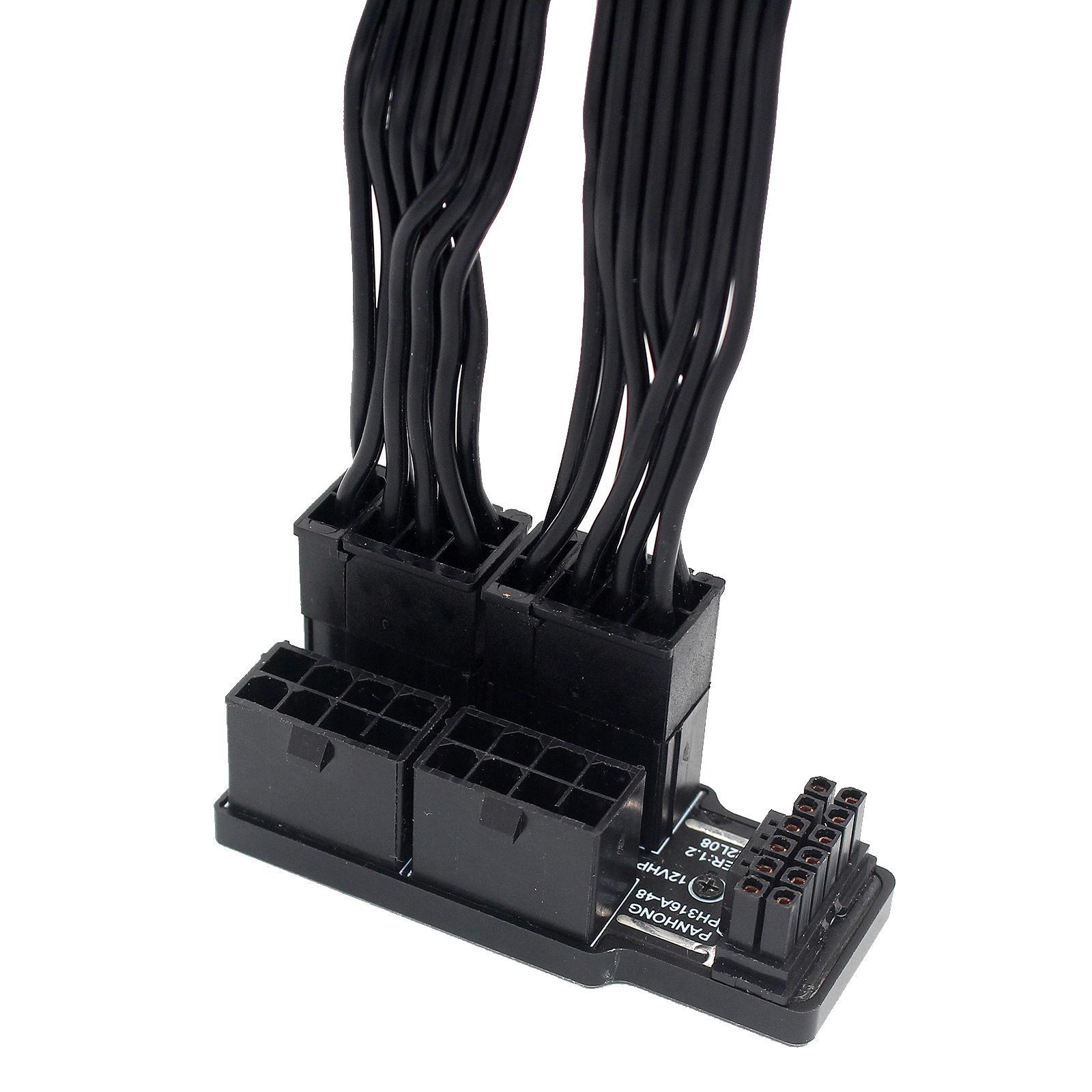ATX3.0 12vhpwr 12+4P Power Steering Connector 4x8P to 40 Graphics Connector Easy to Use 600W Power Steering Connector