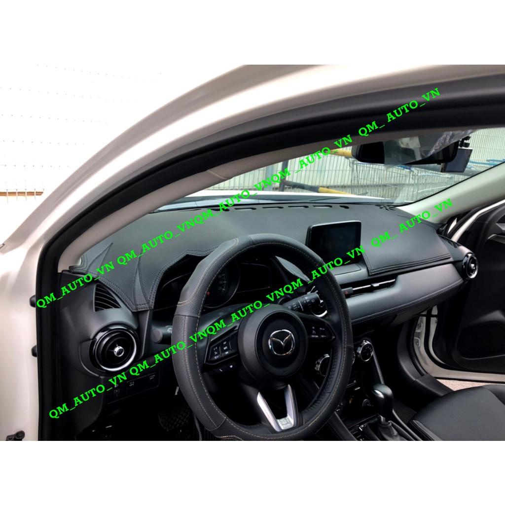 THẢM TAPLO DA VÂN CARBON CAO CẤP XE MAZDA 2 2016 - 2019