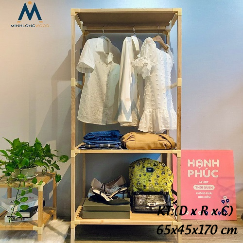 Tủ quần áo Minhlongwood - 1 buồng 1 ngăn - M31