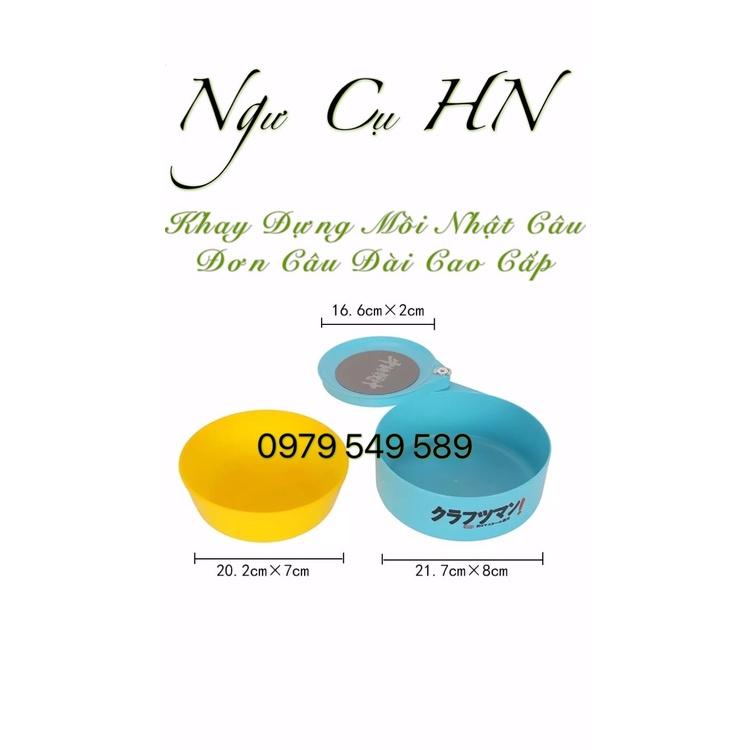 Bát trộn mồi câu đài, khay đựng mồi
