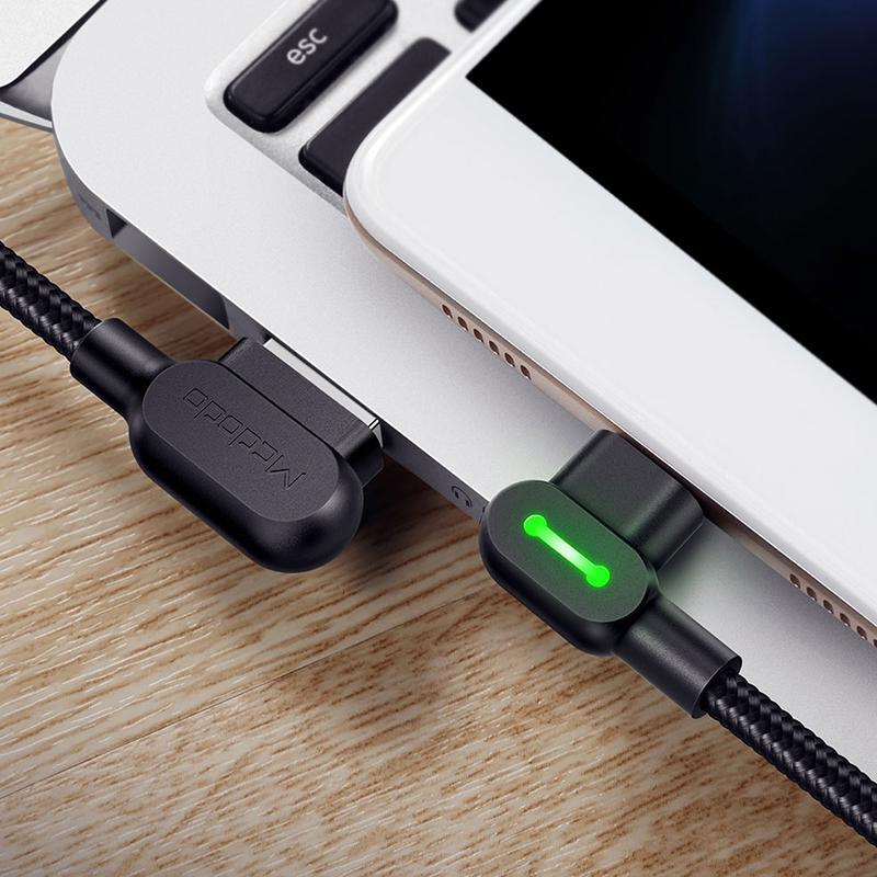 Right Angle Cable USB Data Charger Cord For Micro USB 0.5m/1.6ft