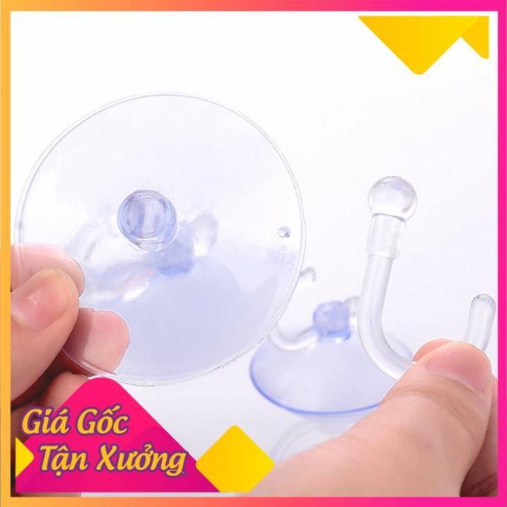 Combo 10 Móc Hít Chân Không Trong Suốt Size 3Cm TP'S