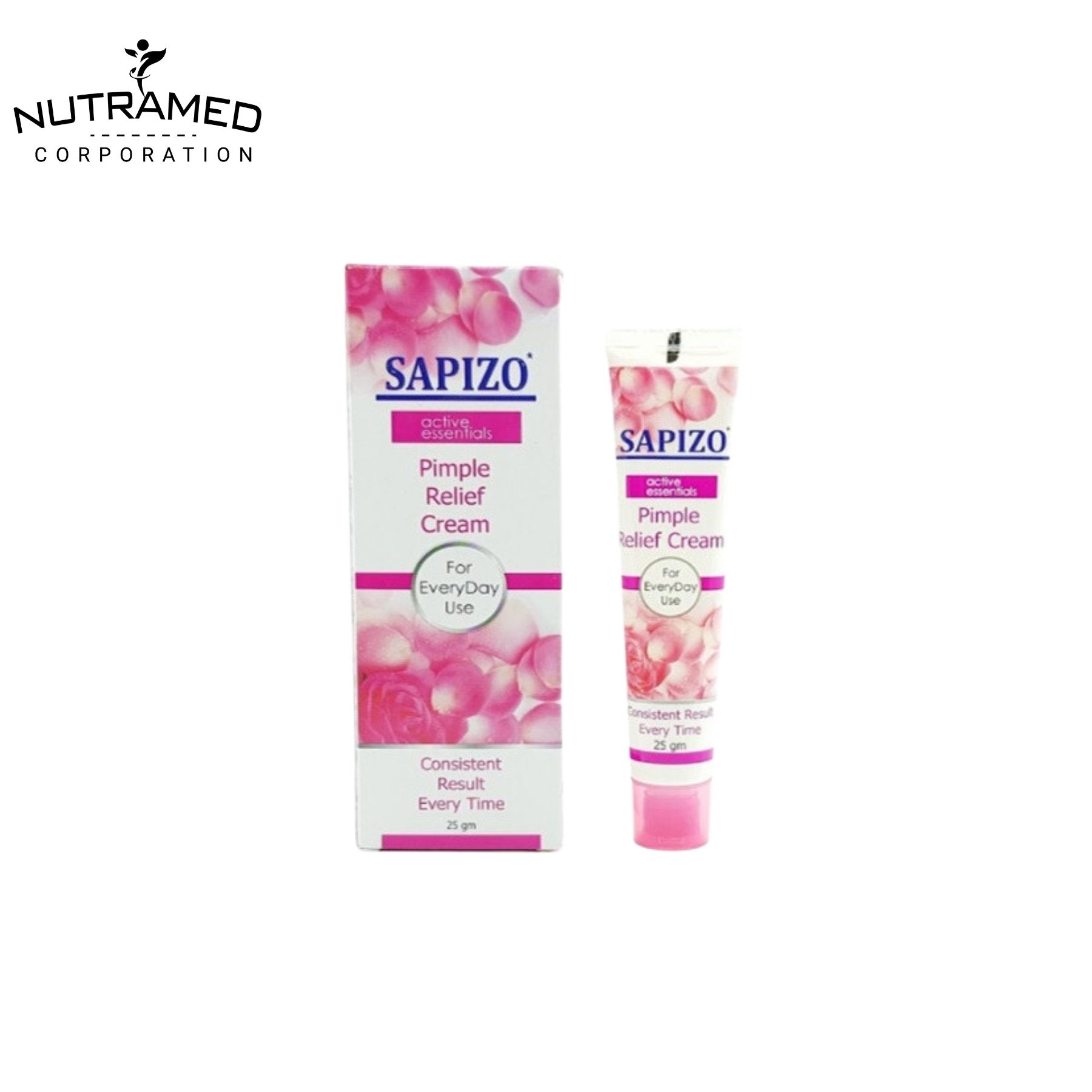 Kem thảo dược Sapizo Cream hỗ trợ điều trị mụn trứng cá (Hộp