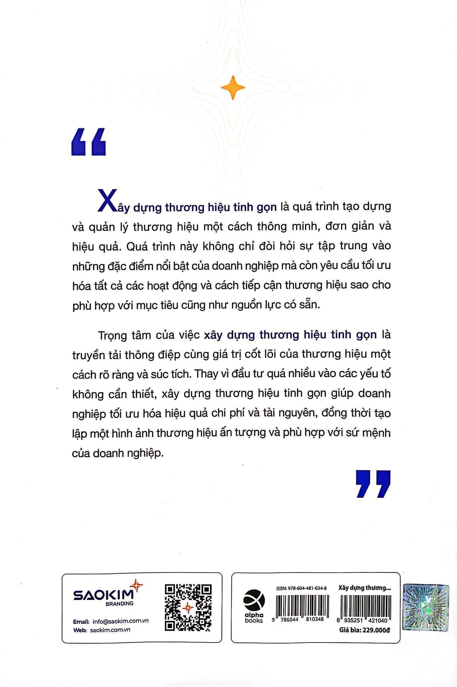 Xây Dựng Thương Hiệu Tinh Gọn