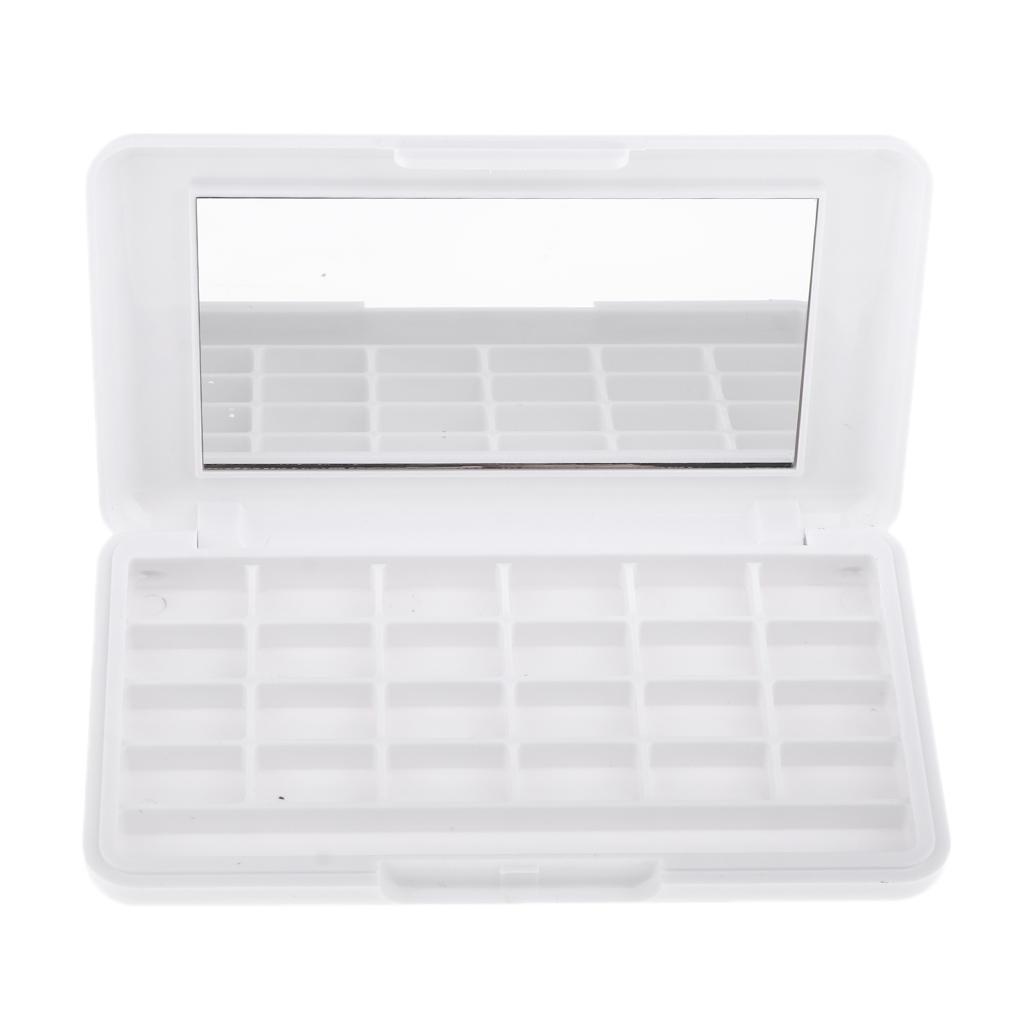 2pcs Makeup Palette Cosmetic Lipstick Blush Organizer Eyeshadow Storage Case