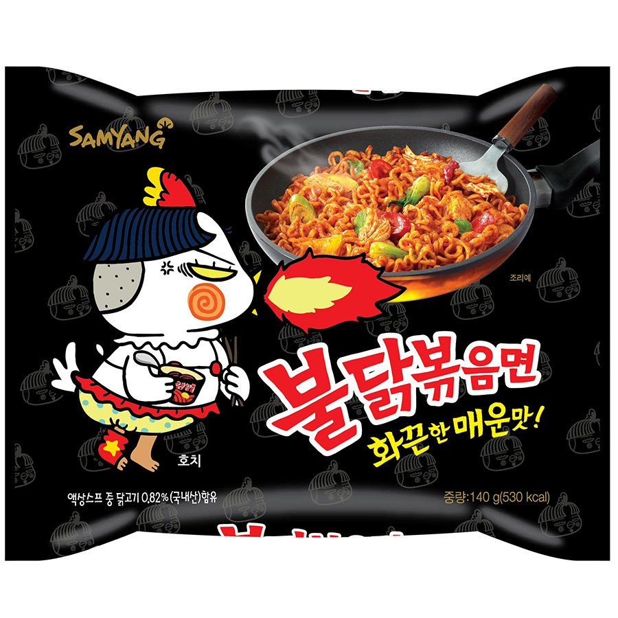 Thùng Mì khô gà cay truyền thống Samyang